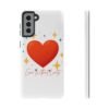 heart sparkle phone case – “love without limits” protective cover