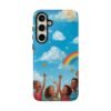kids rainbow sky phone case – colorful cloud & happy children tough case kids rainbow sky phone case – colorful cloud & happy children tough case
