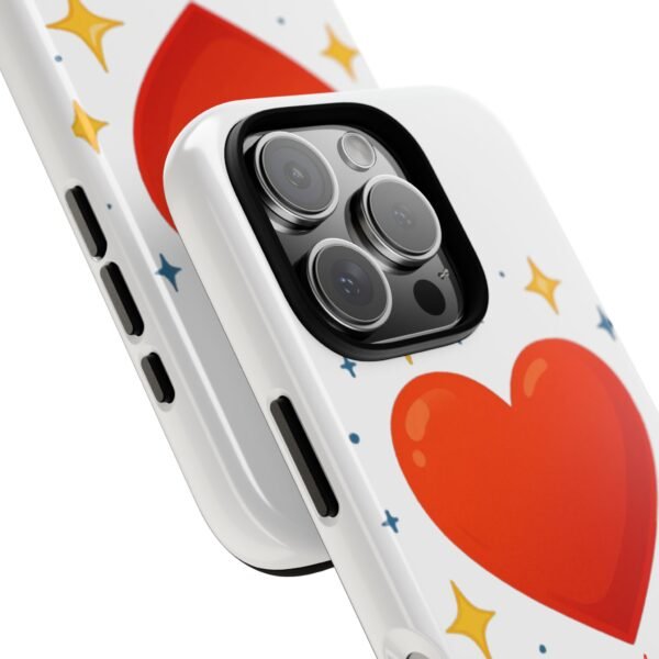 heart sparkle phone case – “love without limits” protective cover