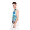 youth rainbow cloud basketball jersey — “painting the cloud” all over print