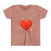 youth tee — 'love without limits' heart graphic kids t shirt youth tee — 'love without limits' heart graphic kids t shirt
