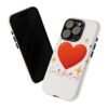 heart sparkle phone case – “love without limits” protective cover