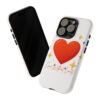 heart sparkle phone case – “love without limits” protective cover