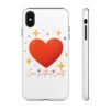 heart sparkle phone case – “love without limits” protective cover