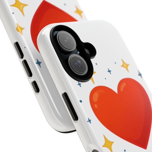 heart sparkle phone case – “love without limits” protective cover