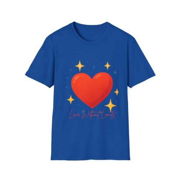 heart graphic t shirt — "love is the answer, always" valentine tee