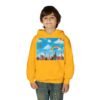kids rainbow cloud hoodie — "painting the cloud" youth sweatshirt