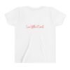 youth tee — 'love without limits' heart graphic kids t shirt youth tee — 'love without limits' heart graphic kids t shirt