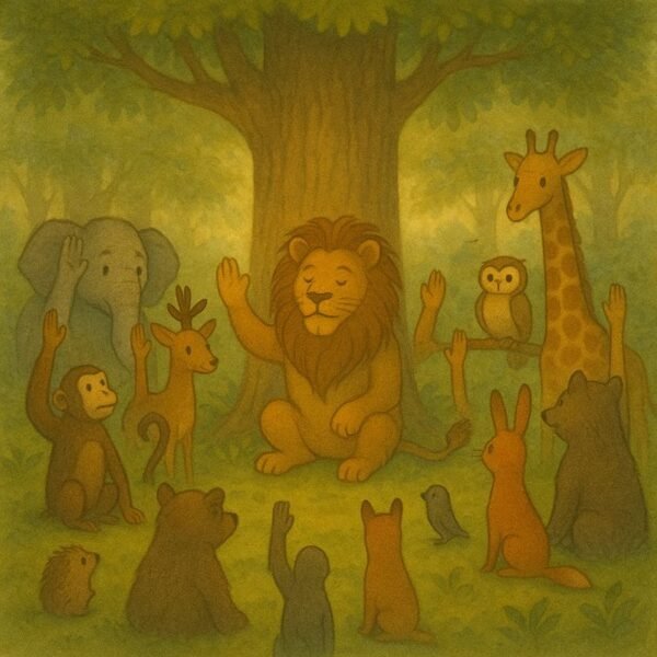 the magician and the hungry lion