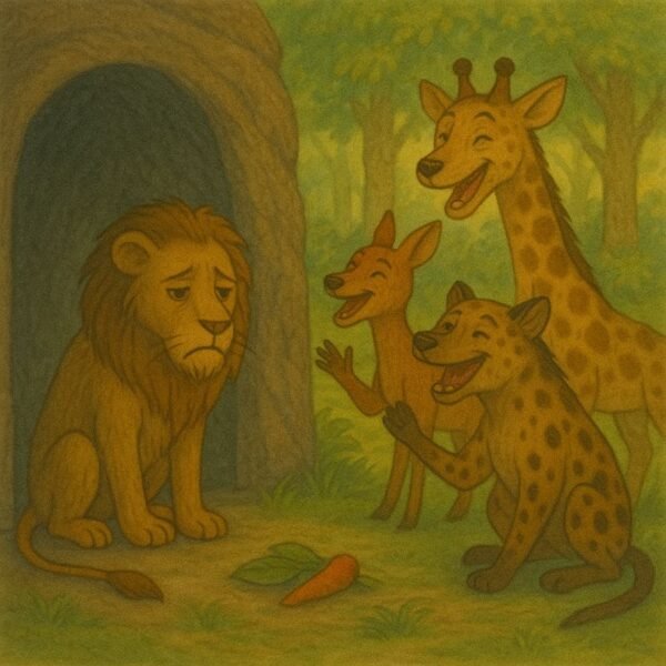 the magician and the hungry lion