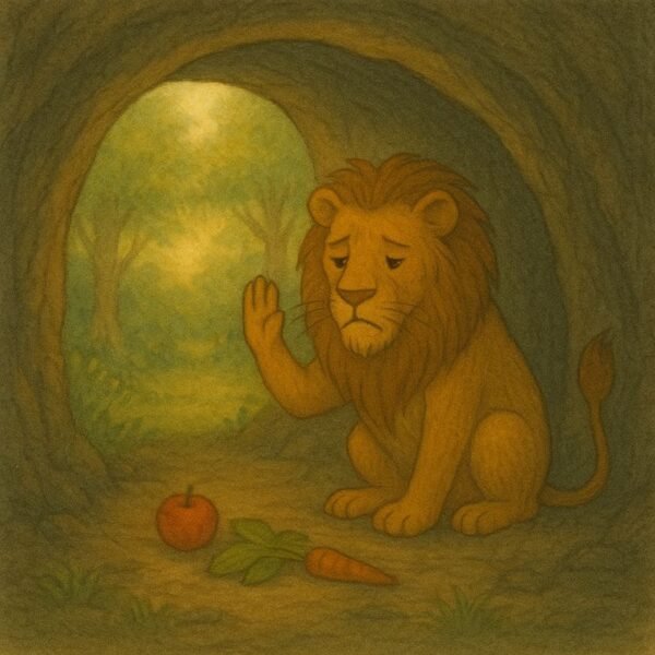 the magician and the hungry lion