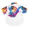 all over print women’s short sleeve pajama top