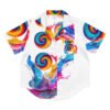 all over print women’s short sleeve pajama top