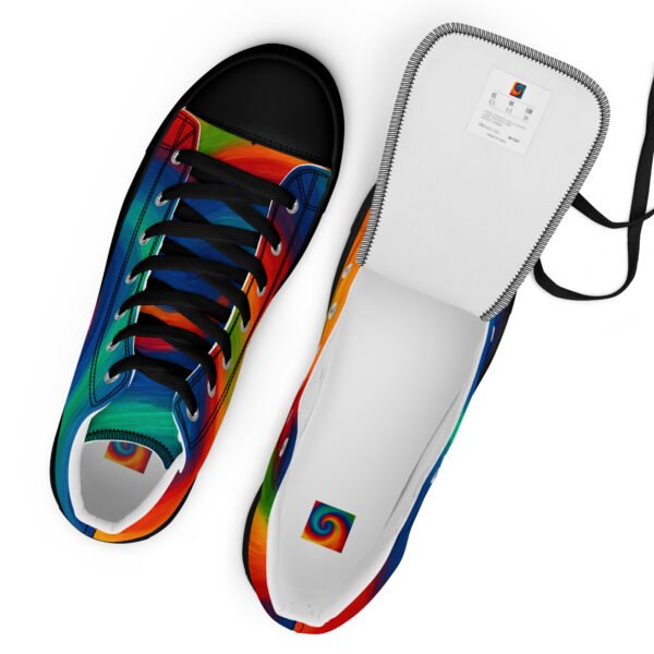 men’s high top canvas shoes