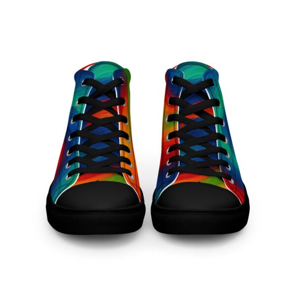 men’s high top canvas shoes