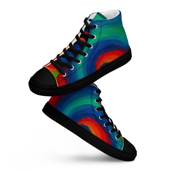 men’s high top canvas shoes