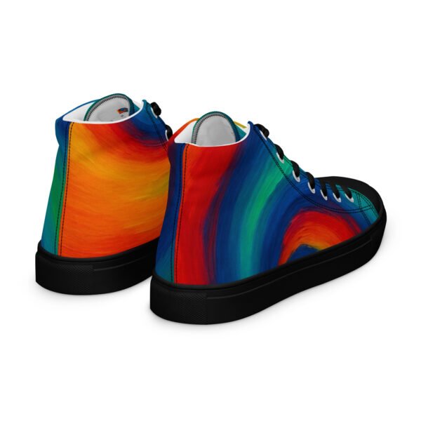 men’s high top canvas shoes