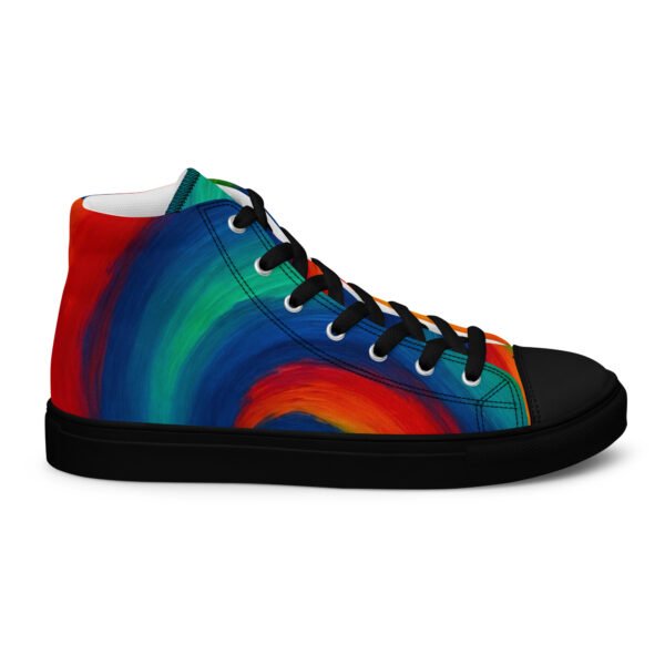 men’s high top canvas shoes