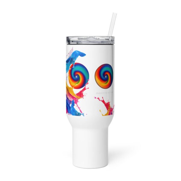 travel mug with a handle
