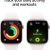 apple watch series 9 (gps, 45mm) – smart fitness & health tracker with always on retina display